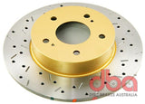 DBA 94-03 Nissan Maxima Rear 4000 Series Drilled & Slotted Rotor - 4915XS