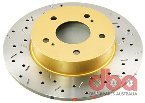 DBA 94-03 Nissan Maxima Rear 4000 Series Drilled & Slotted Rotor - 4915XS