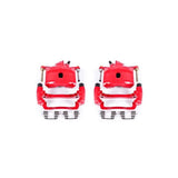 Power Stop 97-00 Acura EL Front Red Calipers w/Brackets - Pair - S1832