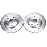 Power Stop 10-12 Lexus HS250h Front Evolution Drilled & Slotted Rotors - Pair - JBR1303XPR
