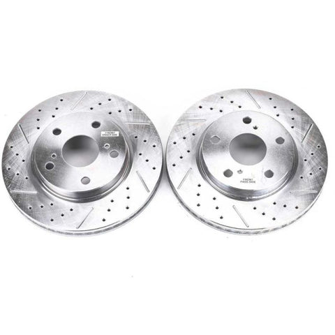 Power Stop 10-12 Lexus HS250h Front Evolution Drilled & Slotted Rotors - Pair - JBR1303XPR