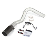 Banks Power 07-12 Dodge 6.7L SCLB-Mega Cab-SB Monster Exhaust Sys - SS Single Exhaust w/ Black Tip - 49764-B