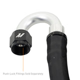 Mishimoto Push Lock Hose, Black, -10AN, 240in Length - MMHOSE-PL-10-240