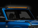 Raxiom 21-23 Ford Bronco Axial 40-In 240w White/Amber Combo LED Light Bar w/ WSHLD Mounting Brackets - FB13197