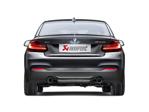 Akrapovic 16-17 BMW M240i (F22 F23) Evolution Line Cat Back (SS) w/ Carbon Tips (Req. Link Pipe) - MTP-BM/SS/4H