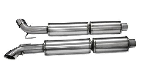 Corsa 2003-06 Dodge Viper 8.3L Polished Sport Cat-Back Exhaust (3in Inlet for Use w/ Hi-Flow Conv.) - 14174