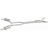 MagnaFlow Cat-Back Stainless Dual Split Rear Exit 4in Polished Tips 11-15 Chevy Camaro 3.6L V6 - 15353