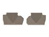 WeatherTech 14+ Chevrolet Silverado Rear Rubber Mats - Tan - W310TN