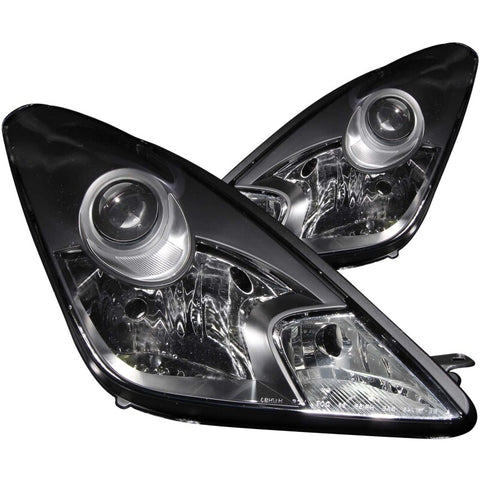 ANZO 2000-2005 Toyota Celica Projector Headlights Black - 121122