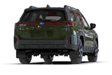 Rally Armor 2026 Subaru Outback (Incl. Wilderness) Black Mud Flap - Metallic Black Logo - MF136-UR-BLK-MBK