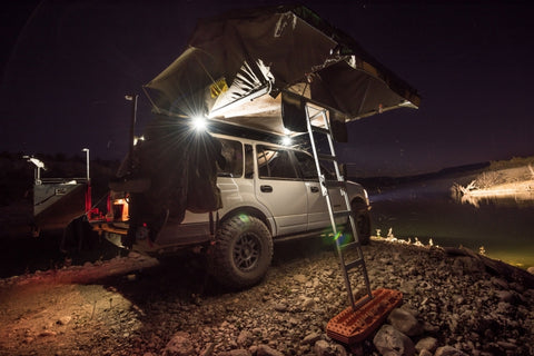 KC HiLiTES C-Series C2 LED 2in. Backup Area Flood Light 20w (Pair Pack System) - Black - 519