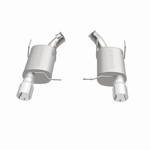 MagnaFlow 13 Ford Mustang V8 5.0L Dual Split Rear Exit Stainless Cat Back Performance Exhaust - 15151