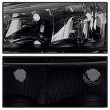 xTune Chevy Silverado 2500HD 03-06 Crystal Headlights w/ Bumper Lights HD-JH-CSIL03-AM-BSM-SET - 9030253