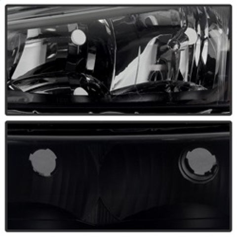 xTune Chevy Silverado 2500HD 03-06 Crystal Headlights w/ Bumper Lights HD-JH-CSIL03-AM-BSM-SET - 9030253