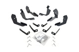 Go Rhino 15-19 Chevrolet Silverado 2500HD/3500HD Brackets for OE Xtreme Cab Length SideSteps - 6840435