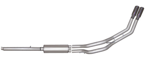 Gibson 05-07 Dodge Dakota Laramie 3.7L 2.5in Cat-Back Dual Sport Exhaust - Stainless - 66538