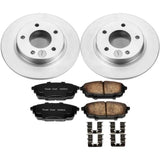 Power Stop 01-03 Mazda Protege Rear Z17 Evolution Geomet Coated Brake Kit - CRK792