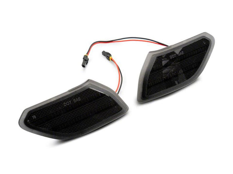 Raxiom 18-23 Jeep Wrangler JL Axial Series LED Fender Flare Marker Lights- Smoked - J134143-JL