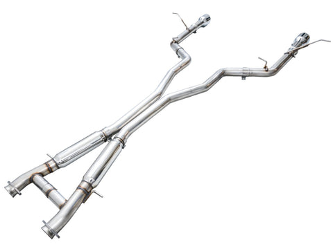 AWE Tuning 18-23 Dodge Durango SRT & Hellcat Track Edition Exhaust - Chrome Silver Tips - 3020-32952