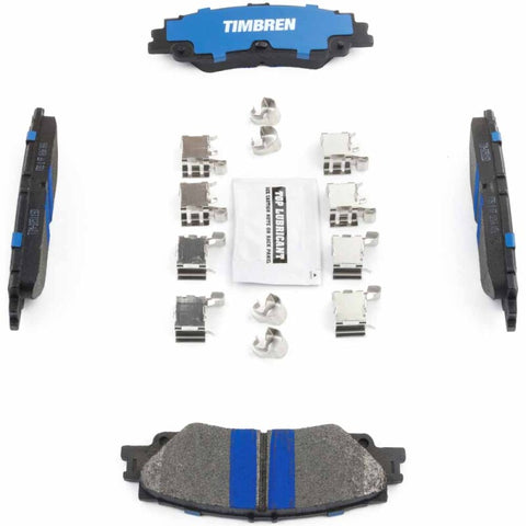 Timbren 24-25 Lexus GX550/Toyota Land Cruiser BES Severe Duty Semi-Metallic Brake Pads - Rear - TIM-D2511SD
