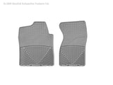 WeatherTech 99-00 Chevrolet Silverado Crew Cab Front Rubber Mats - Grey - W26GR