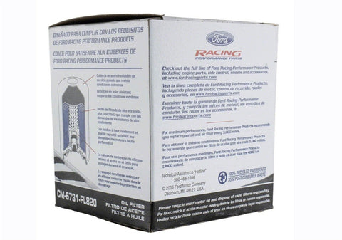 Ford Racing High Performance Oil Filter - CM-6731-FL820