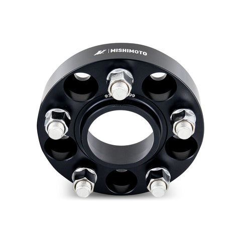 Mishimoto Wheel Spacers - 5X114.3 / 70.5 / 25 / M14 - Black - MMWS-001-250BK