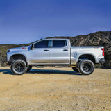 Westin 19-22 Chevrolet Silverado / GMC Sierra Crew Cab Outlaw Nerf Step Bars - Textured Black - 20-14135