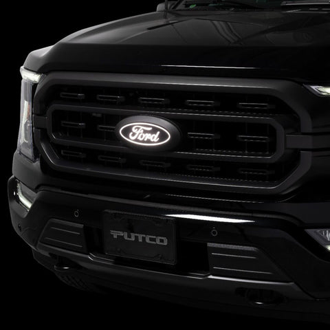 Putco 2024 Ford F-150 Front Emblem - With camera cutout (With Spray washer) - 92609