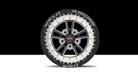 Weld Full Throttle 1-Piece 15x8 / 5x4.5 BP / 3.5in. BS Black Wheel - 793B58206F