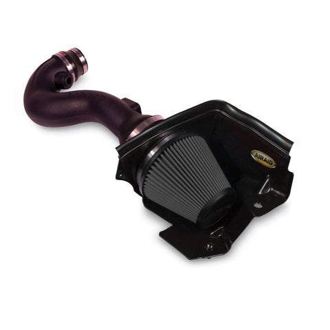 Airaid 2010 Ford Mustang 4.0L MXP Intake System w/ Tube (Dry / Black Media) - 452-245