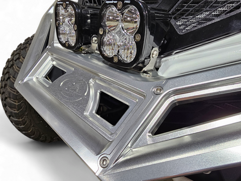 Elektric Offroad 2017+ Can Am X3 Maverick Billet Front Winch Bumper Anodized Clear - FWB210036