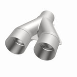 MagnaFlow Universal Trans Y-Pipe All SS 4inch (Dual) 3.5inch (Single) x 13inch (Overall) - 10800