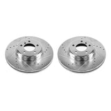 Power Stop 03-05 Land Rover Range Rover Front Evolution Drilled & Slotted Rotors - Pair - EBR695XPR