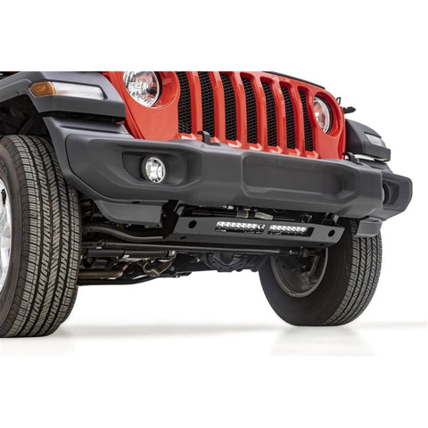 Rampage 2018-2019 Jeep Wrangler(JL) Skid Plate With Light Bar - Black - 7689