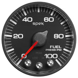 Autometer Spek-Pro - Nascar 2-1/16in Fuel Press 0- 100 psi Bfb Ecu - P514328