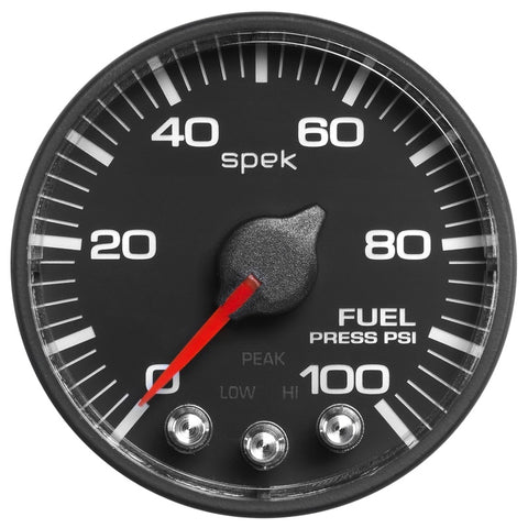 Autometer Spek-Pro - Nascar 2-1/16in Fuel Press 0- 100 psi Bfb Ecu - P514328
