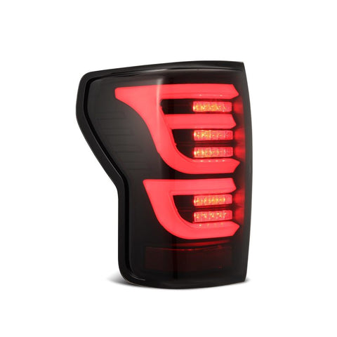 AlphaRex 07-13 Toyota Tundra LUXX-Series LED Tail Lights Black - 670030