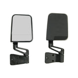 Rugged Ridge 87-02 Jeep Wrangler YJ/TJ Black Dual Focus Door Mirror Kit - 11017.01