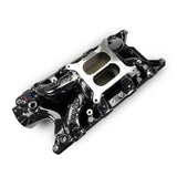 Edelbrock RPM Air-Gap Intake Manifold for Small-Block Ford - Black Plasma Finish - 7521-BP