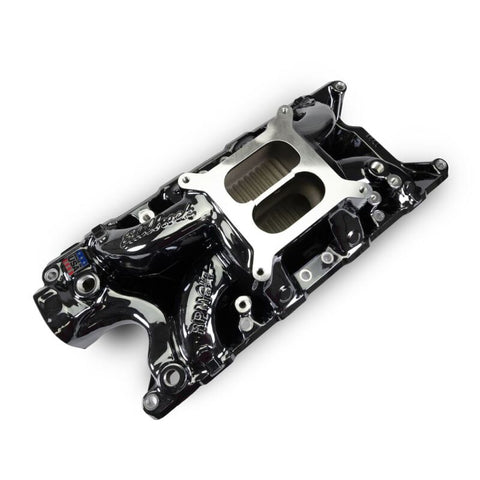 Edelbrock RPM Air-Gap Intake Manifold for Small-Block Ford - Black Plasma Finish - 7521-BP
