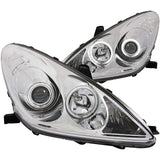 ANZO 2002-2003 Lexus Es300 Projector Headlights w/ Halo Chrome (CCFL) - 121173