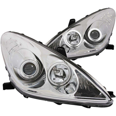 ANZO 2002-2003 Lexus Es300 Projector Headlights w/ Halo Chrome (CCFL) - 121173