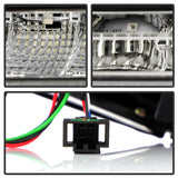 Spyder 13-16 Audi A4 4DR LED Tail Lights LED Clear Reverse Lights - Black ALT-YD-AA413-SEQ-BK - 5087171