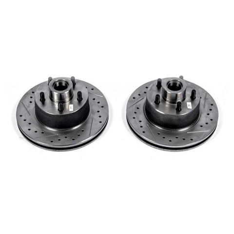Power Stop 75-76 Chrysler Cordoba Front Evolution Drilled & Slotted Rotors - Pair - AR8310XPR