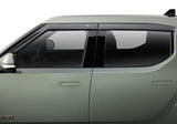 AVS 22-24 Rivian R1T Ventvisor Low Profile Deflectors 4pc - Smoke - 894108