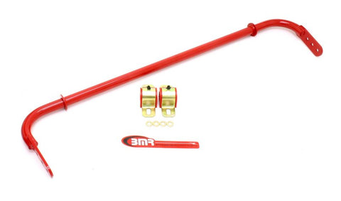 BMR 10-11 5th Gen Camaro Rear Hollow 25mm Adj. Sway Bar Kit w/ Bushings - Red - SB017R