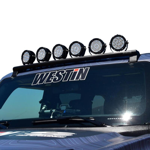Westin 21-23 Ford Bronco (Excl. Bronco Sport) XTS Overhead Light Mount - Tex. Blk - 37-711255