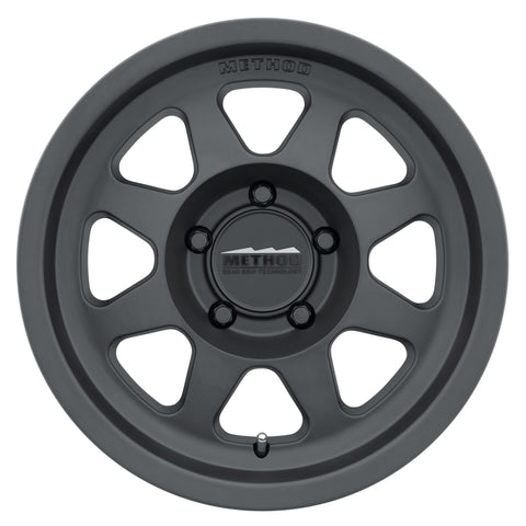 Method MR701 16x8 0mm Offset 5x120 72.6mm CB Matte Black Wheel - MR70168052500