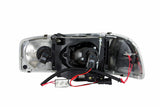 ANZO 1999-2006 Gmc Sierra 1500 Projector Headlights w/ Halo Chrome - 111191